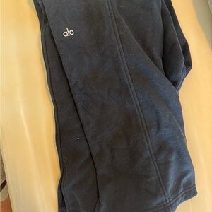 Alo Black Trouser sweat pants